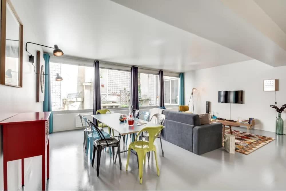 Modern And Huge 3Bd For 10 Guests In Le Marais! Apartman Párizs Kültér fotó