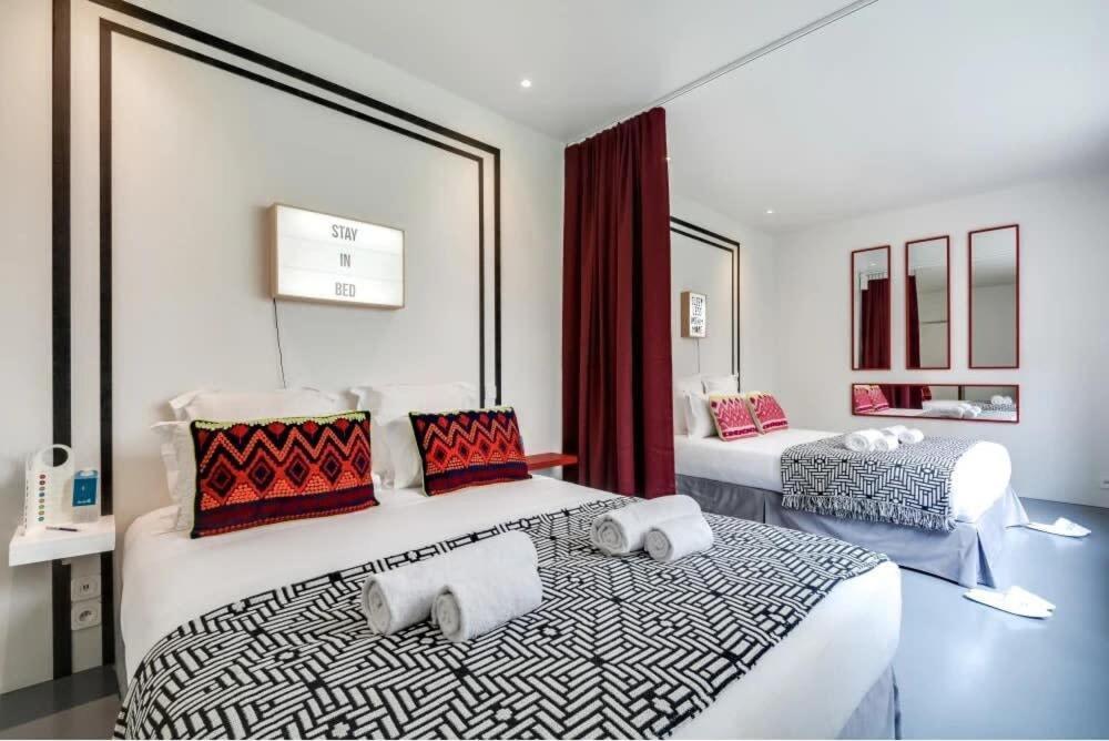 Modern And Huge 3Bd For 10 Guests In Le Marais! Apartman Párizs Kültér fotó